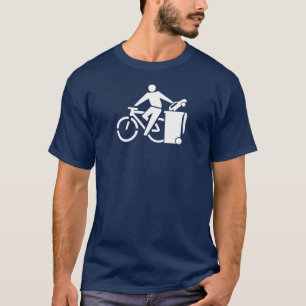 T-shirt Balade En Vélo, Tracer Votre Voiture