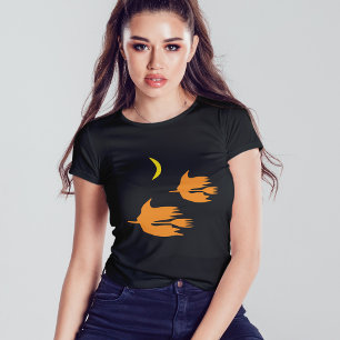 T-shirt Balade nocturne - Halloween Witch Image.