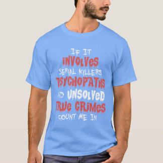 T-shirt Baladeur audio véritable crime podcast meurtre spe