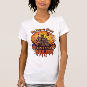 T-shirt Balai Brisé Huissier Halloween Fantôme Cour Citrou