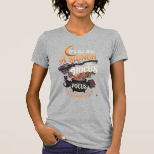 T-shirt Balai de sorcière Hocus Pocus Chat noir Chaudron m
