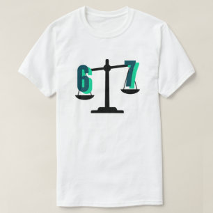 T-shirt Balance amusante et accrocheuse "6-7"
