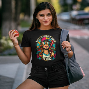 T-shirt Balancer pour les étoiles Best Baseball Maman