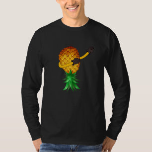 T-shirt Balancier Pineapple Dabbing à l'envers pour femmes