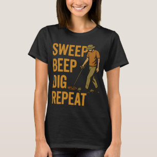 T-shirt Balayage Bip Creuser Répéter Amusement Détection d