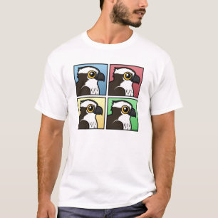 T-shirt Balbuzard de quatre couleurs