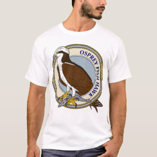T-shirt Balbuzard (faucon de poissons) avec le crochet-m