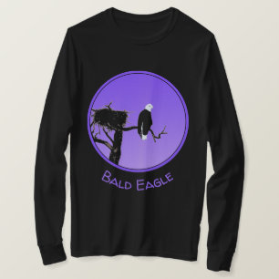 T-shirt Bald Eagle at Sunset - Art original de la faune