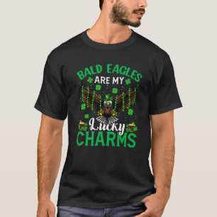 T-shirt Bald Eagle Sont Mes Charmes Chanceux Bald Eagle St