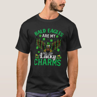 T-shirt Bald Eagle Sont Mes Charmes Chanceux Bald Eagle St