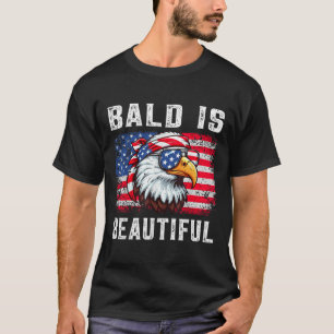 T-shirt Bald Est Beau Amoureux Aigle Bandana Patriotique 4