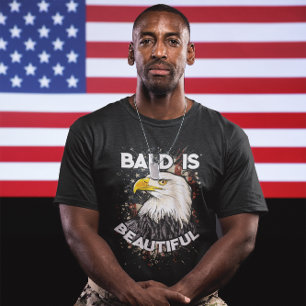 T-shirt Bald est belle Bald Eagle patriotique américain