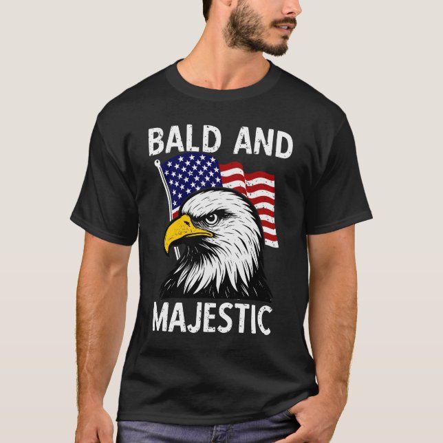 T-shirt Bald et Majestic (Devant)