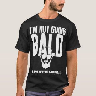 T-shirt Bald Men Beard Homme Cheveux Perdre Baldange Papa