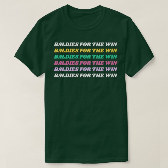T-shirt Baldies pour la victoire (Design devant)
