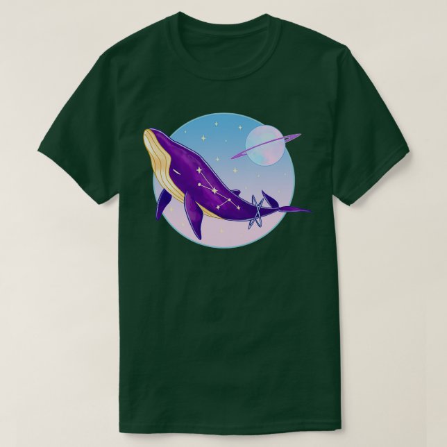 T-shirt Baleine à bosse galactique (Design devant)