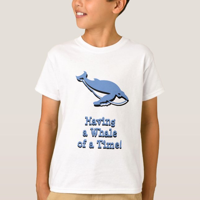 T-shirt - Baleine avec texte (Devant)