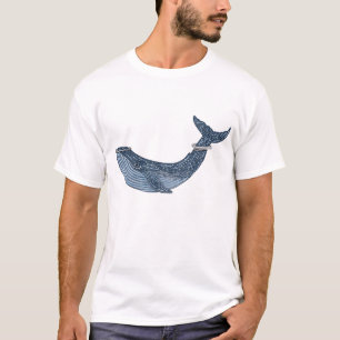 T-shirt Baleine bleue