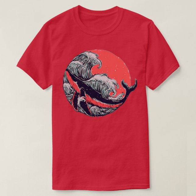 T-shirt baleine bleue 77 2 (Design devant)