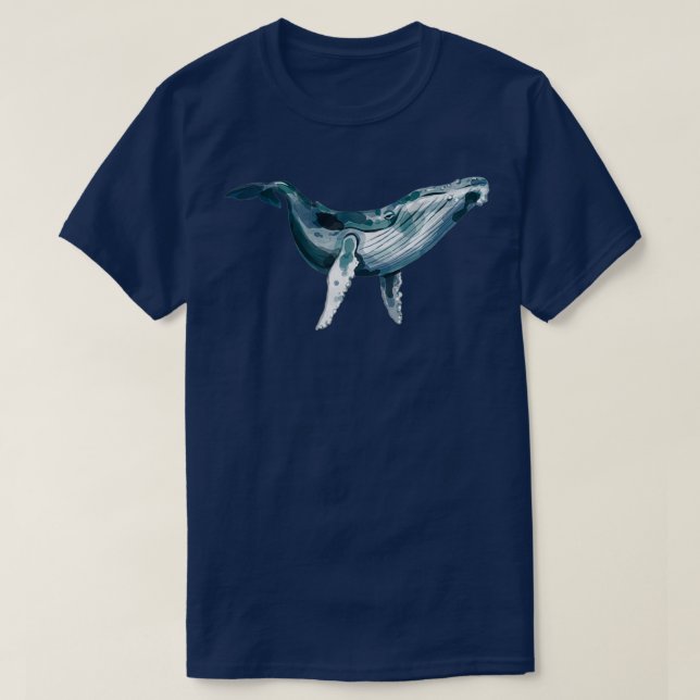 T-shirt Baleine bleue 80 (Design devant)