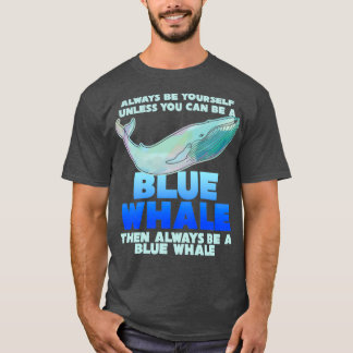 T-shirt Baleine Bleue Baleine Bleue Dire Plaisanterie Bale