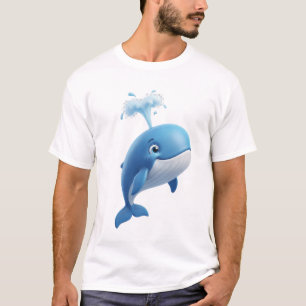 T-Shirt Baleine Bleue de Rêve