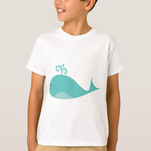T-shirt Baleine bleue mignonne