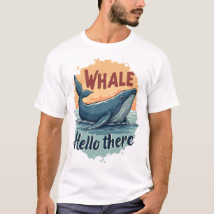 T-shirt Baleine Bonjour là