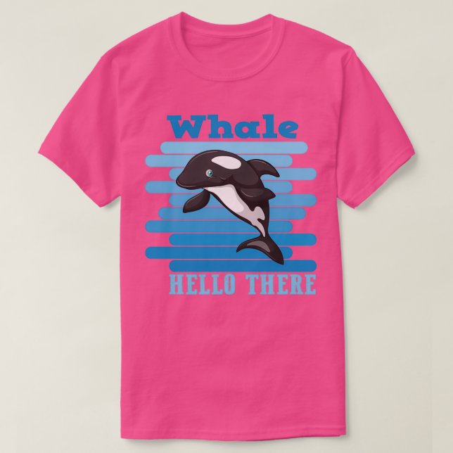T-shirt Baleine Bonjour Là 1 (Design devant)