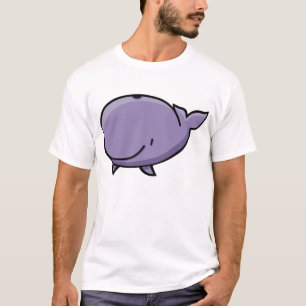 T-shirt Baleine de bande dessinée