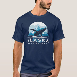 T-shirt Baleine de Glacier Bay - Alaska