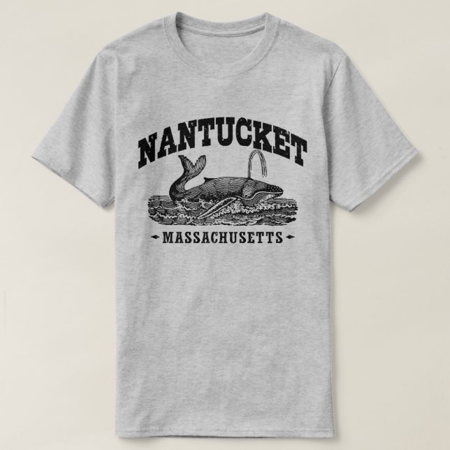 T-shirt Baleine de Nantucket (Design devant)