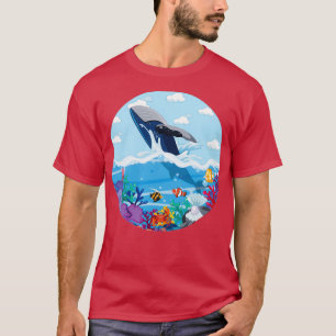 T-shirt Baleine d'été