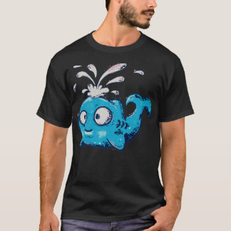 T-shirt Baleine mignonne Amusante Animale marine Enfants