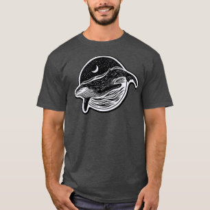 T-shirt baleine noire