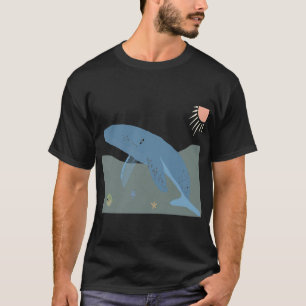 T-shirt baleine, poisson-globe, étoile de mer, jolis anima