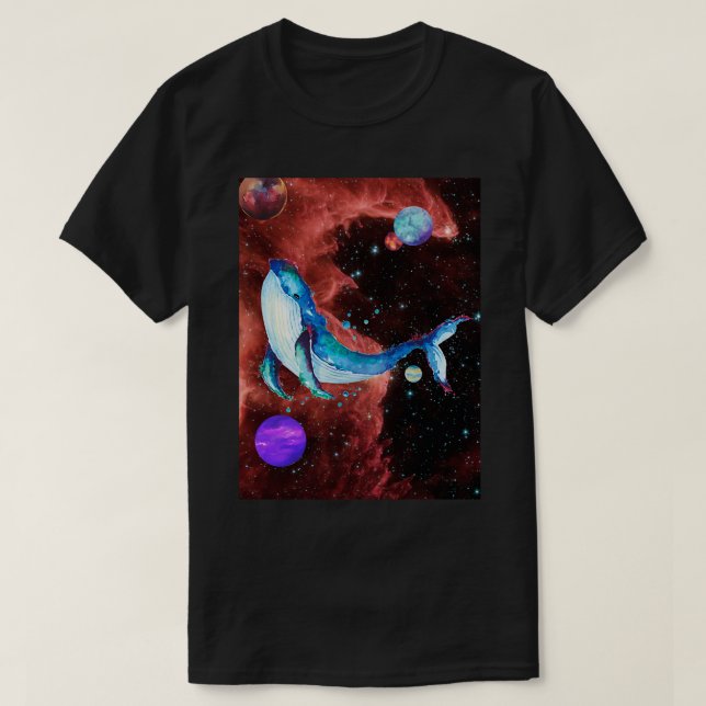 T-shirt Baleine spatiale 3 (Design devant)