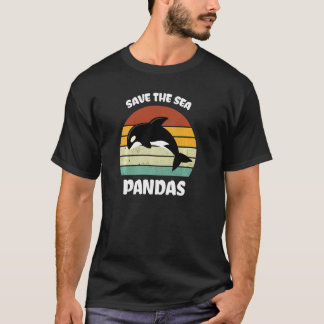 T-shirt Baleine tueuse Orca Dolphin Sauvez la mer pandas O