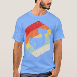T-shirt Baleine vintage Retro 1
