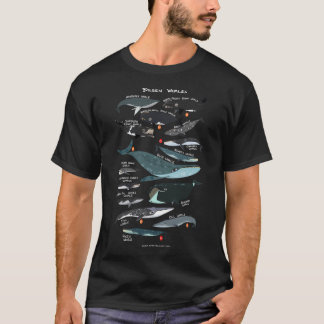 T-shirt Baleines