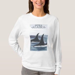 T-shirt Baleines #1 - Sitka, Alaska d'orque