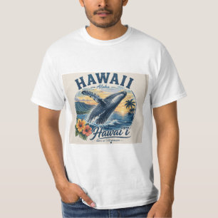 T-shirt Baleines d'Hawaii