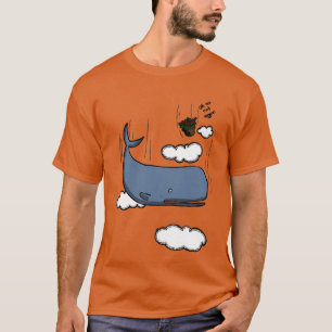 T-shirt Baleines et pétunias