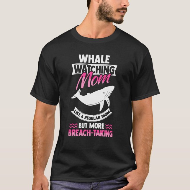 T-shirt Baleines Marine Mammifère & Baleines observer mama (Devant)