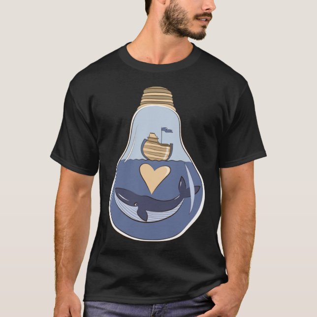 T-shirt Baleines Mignonnes Mammifères Baleines Océan Créat (Devant)