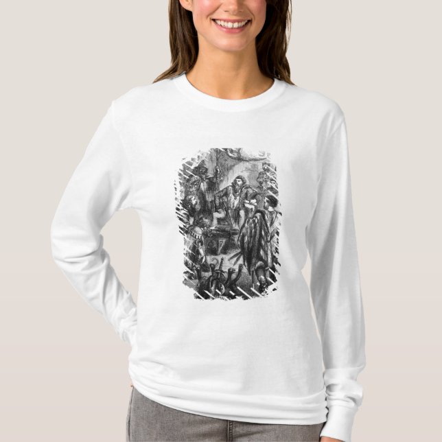 T-shirt Baliol faisant l'hommage pour la couronne de (Devant)