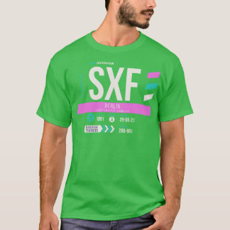 T-shirt Balise de bagages Berlin SXF Airport Code 2
