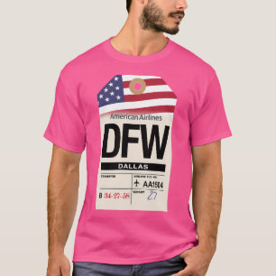T-shirt Balise de bagages de la compagnie aérienne Texas D