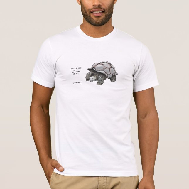 T-shirt baliverne de tortue (Devant)