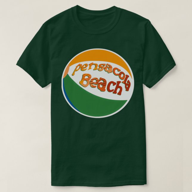 T-shirt Ball de plage de Pensacola (Design devant)